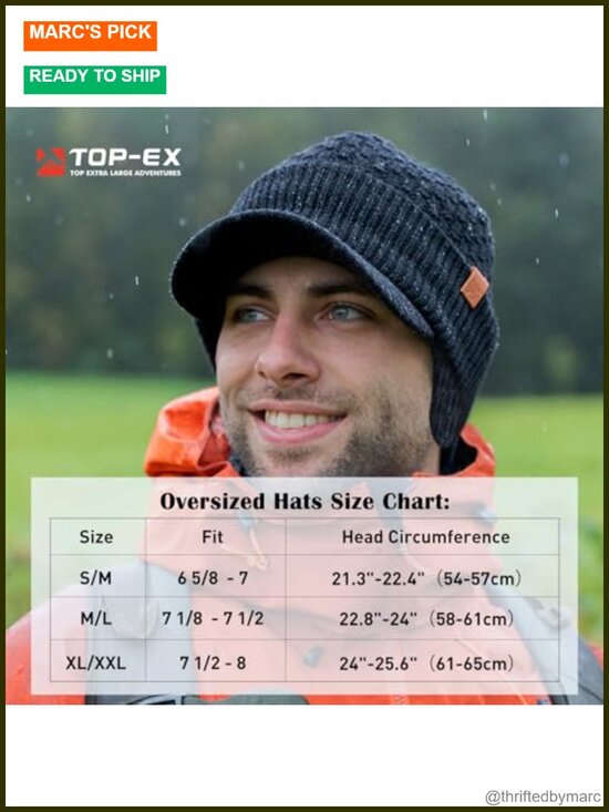 Merino Wool Waterproof Brim Beanie with Earflaps, Fleece-Lined, Unisex Winter main image 5